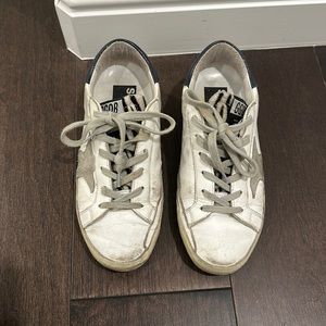 Golden goose zebra/navy